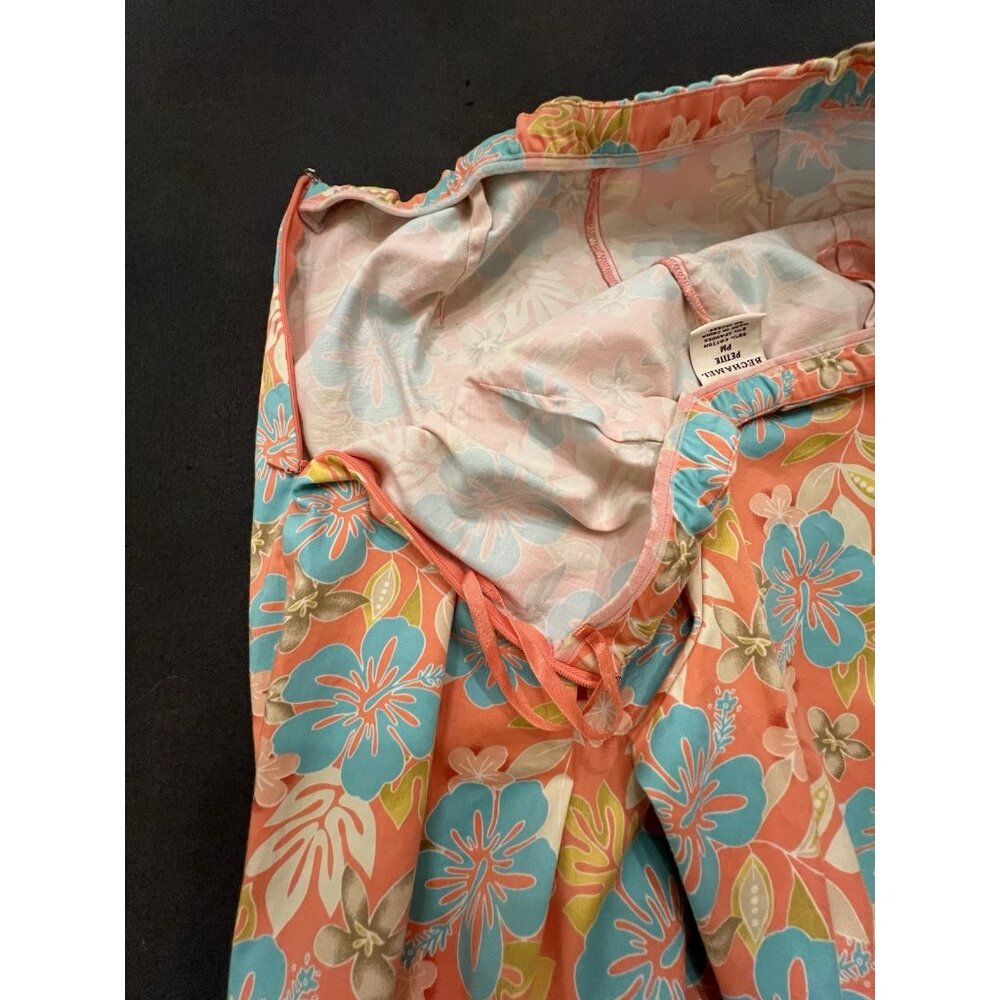 Bechamel Petite Hawaiian Floral‎ Capris Women’s Size Petite Medium - Picture 5 of 10